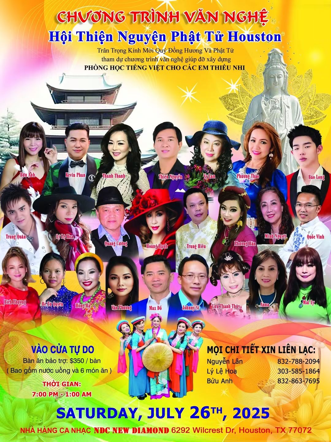 Hội Thiện Nguyện Phật Tử Houston — Past event · July 26, 2025