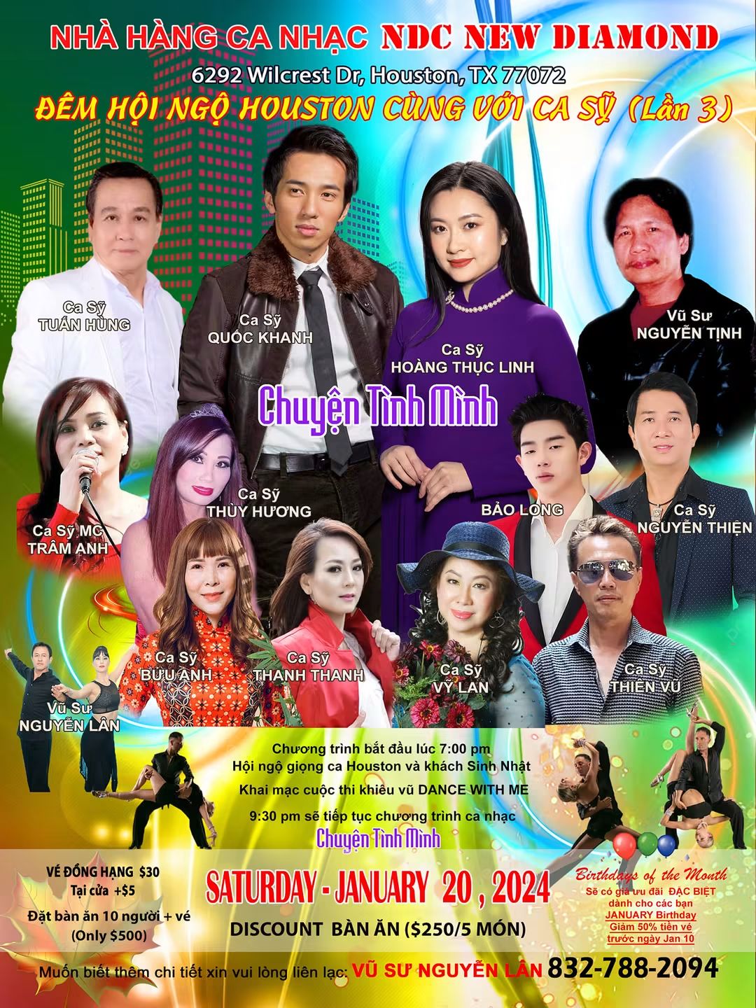 Chuyện Tình Mình — Houston Reunion — Past event · January 20, 2024